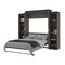 Bestar Orion 104W Queen Murphy Bed with 2 Narrow Shelving Units (105W), Bark Gray & Graphite 116884-000047 - alternate 3